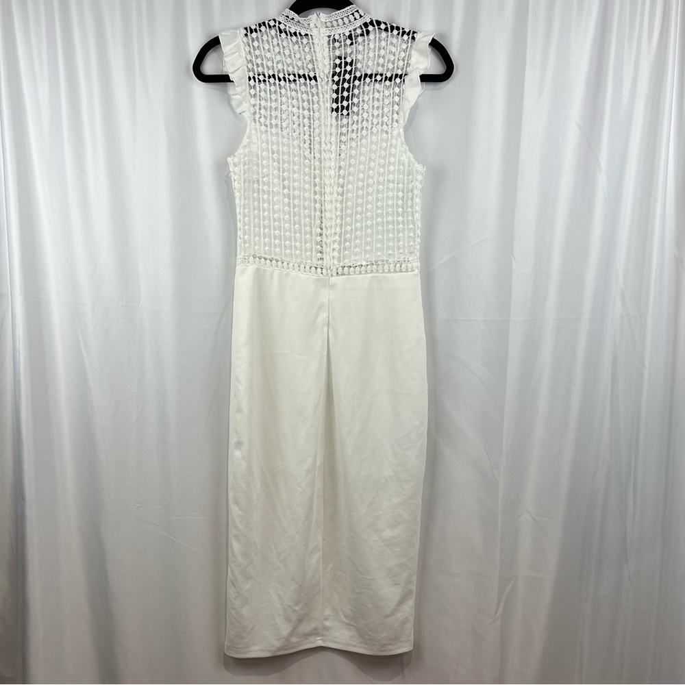 Eilly Bazar Ruffle Sleeve Midi Dress. NWT - Picture 8 of 12
